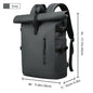 15.6" Laptop Bag Waterproof Expandable Travel Backpack USB Cycling Hiking Men