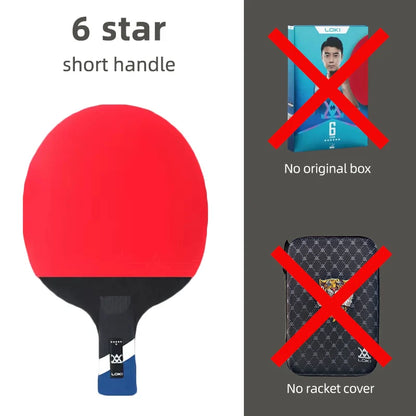 Loki E-Series Table Tennis Racket Professional Carbon Blade Ping Pong Racket Paddle High Elastic Rubber-EXPROTAS