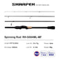 PURELURE SHARPEN Travel Rod XF/MF Action Spinning Casting Rod w/ FUJI Parts