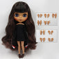 ICY DBS Blyth doll 1/6 bjd black mix brown hair joint body 30cm doll custom doll DIY anime girls-EXPROTAS