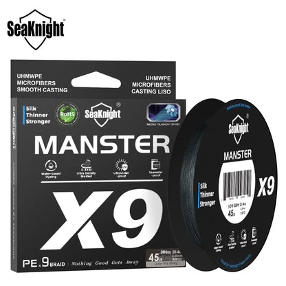 SeaKnight X9 Braided Fishing Line 150M 9-Strand PE Smooth Anti-UV Sea Line