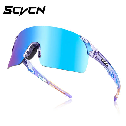 SCVCN Photochromic Cycling Sunglasses MTB Bike Glasses for Men & Women