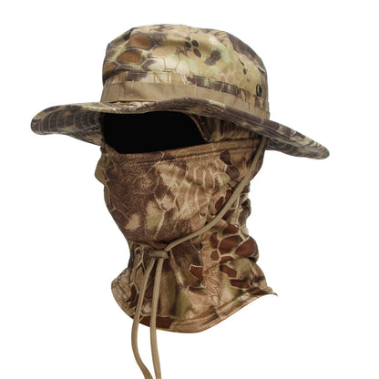 2Pcs Fishing Hat Sun Wide Brim UV Protection Outdoor Cap with Neck Flap