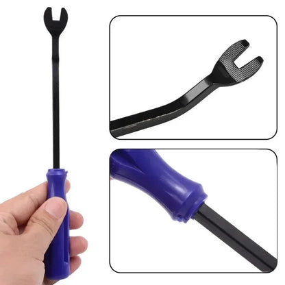 4x Car Door Clip Pry Trim Removal Tool Set Plastic Dash Panel Interior