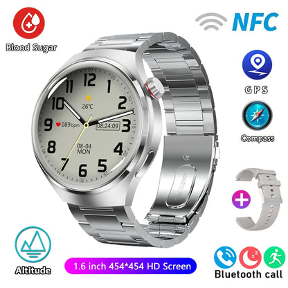 For HUAWEI GT4 Pro GPS NFC Smart Watch Men 360*360 AMOLED Screen Heart rate Bluetooth Call IP68 Waterproof Man Smartwatch 2024-EXPROTAS