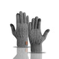 Men's Warm Wool Knitted Gloves Winter Touchscreen Thick Cold Proof Mittens