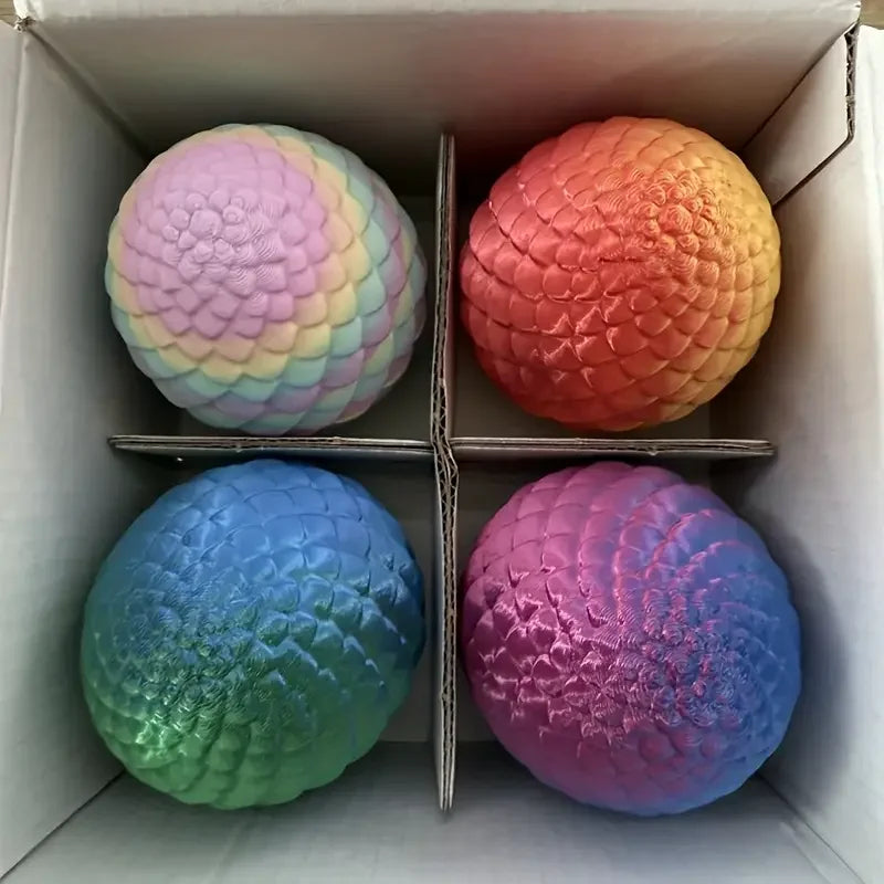 6pcs/set 3D Printed Snake Surprise Egg Decoration, Flexible Joints, The Best Gift for 3D Printing Enthusiasts