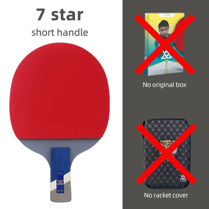 Loki E-Series Table Tennis Racket Professional Carbon Blade Ping Pong Racket Paddle High Elastic Rubber-EXPROTAS