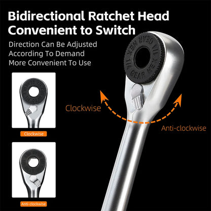 WEST BIKING 14-in-1 Bike Ratchet Multitool Kit Tyre Lever MTB Road