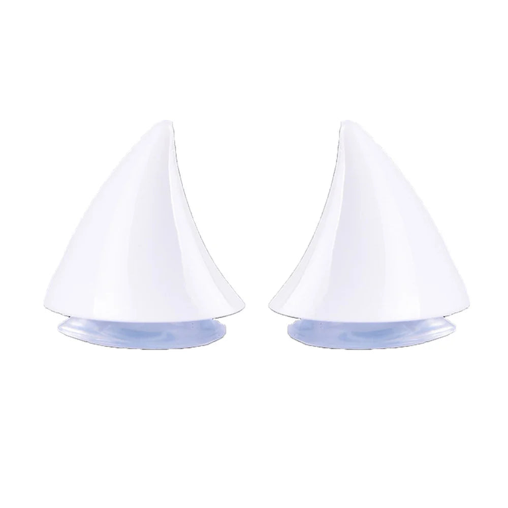 2PCS Motorcycle Helmet Horn Decoration Adhesive Suction Cup Accessories