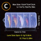 5Pcs Sinking Minnow Fishing Lures Mini Hard Bait for Trout Bass Carp