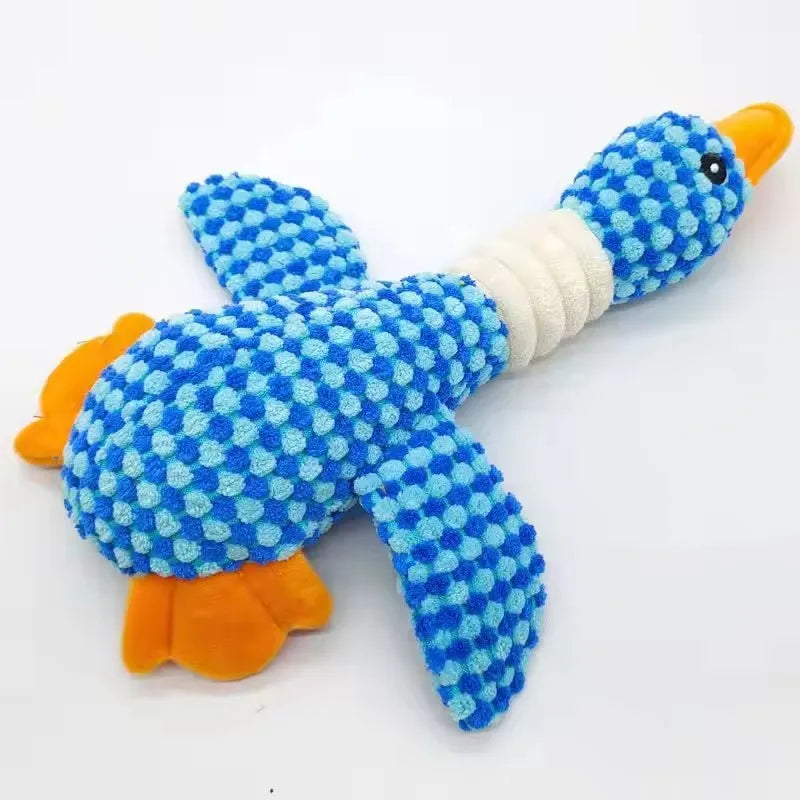 Indestructible Toy for Aggressive Chewers - Squeaky Plush Dog Cat Toy