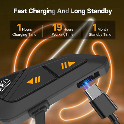 Freedconn FG Motorcycle Helmet Bluetooth Intercom 1000m 10 Riders FM Radio