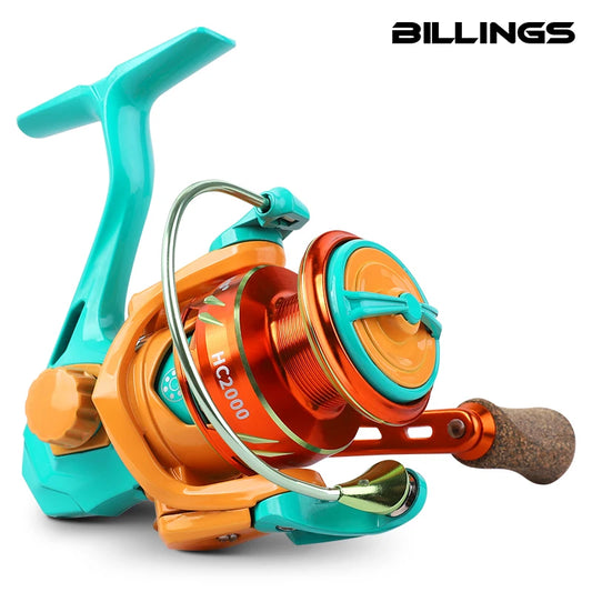 Spinning Reel 1000-6000 Billings 10kg Drag Aluminium Spool Fresh Saltwater