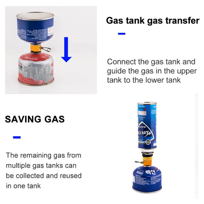 Refill Adapter Camping Stove Butane Gas Cylinder Tank Burner Equipment