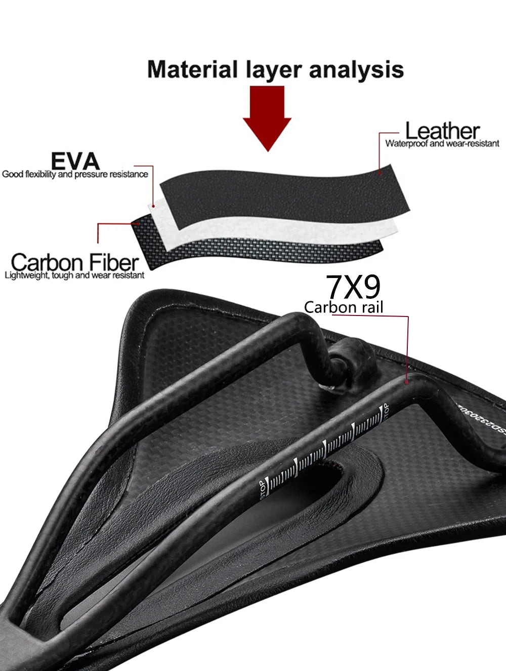 96g Bike Saddle Light Carbon Full Seat MTB Road Cycling 143/155mm