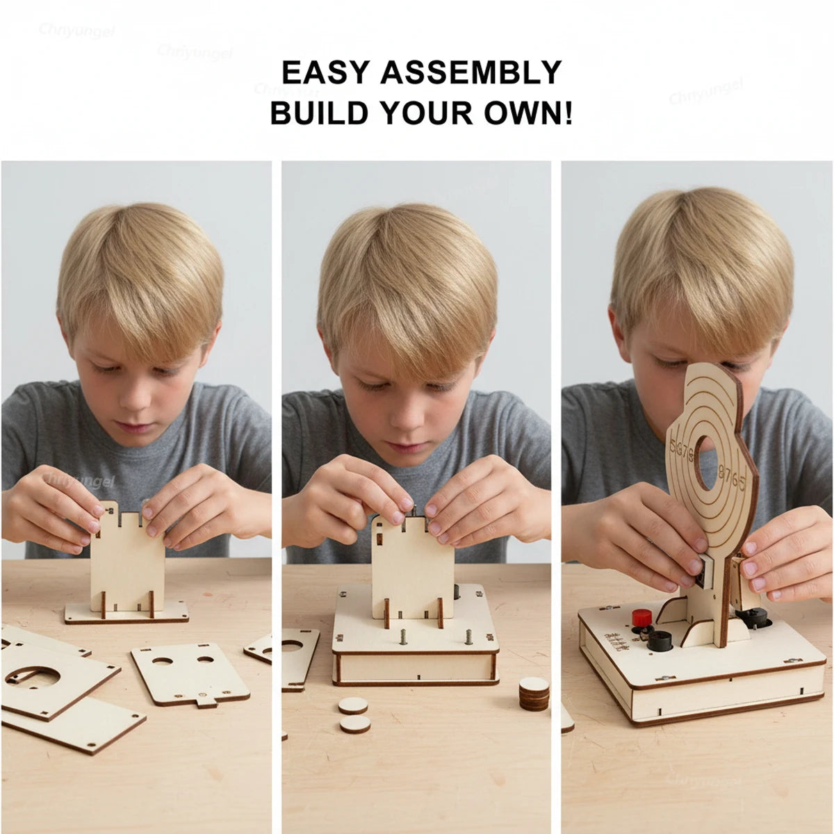 DIY Wooden Target Shooting Toy for Children - Safe Interactive Craft