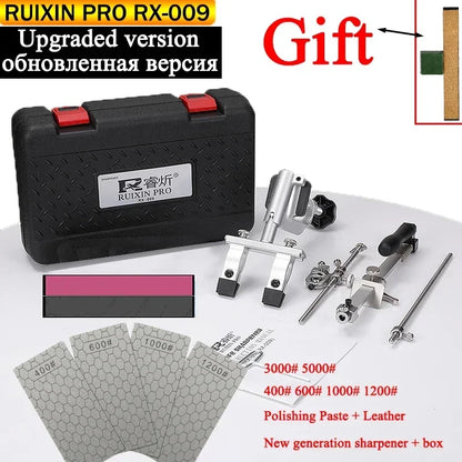 2023 New Upgraded Version Ruixin Pro RX009 Aluminium Alloy Knife Sharpener System 360 Degree Flip Constant Angle Grinding Tools-EXPROTAS