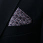Mens Pocket Square Handkerchief Solid Satin Wedding Accessories
