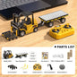 Bluetooth Remote Control Car 1:64 Mini Crane Forklift Alloy Toy