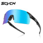 SCVCN Photochromic Cycling Sunglasses MTB Bike Glasses for Men & Women