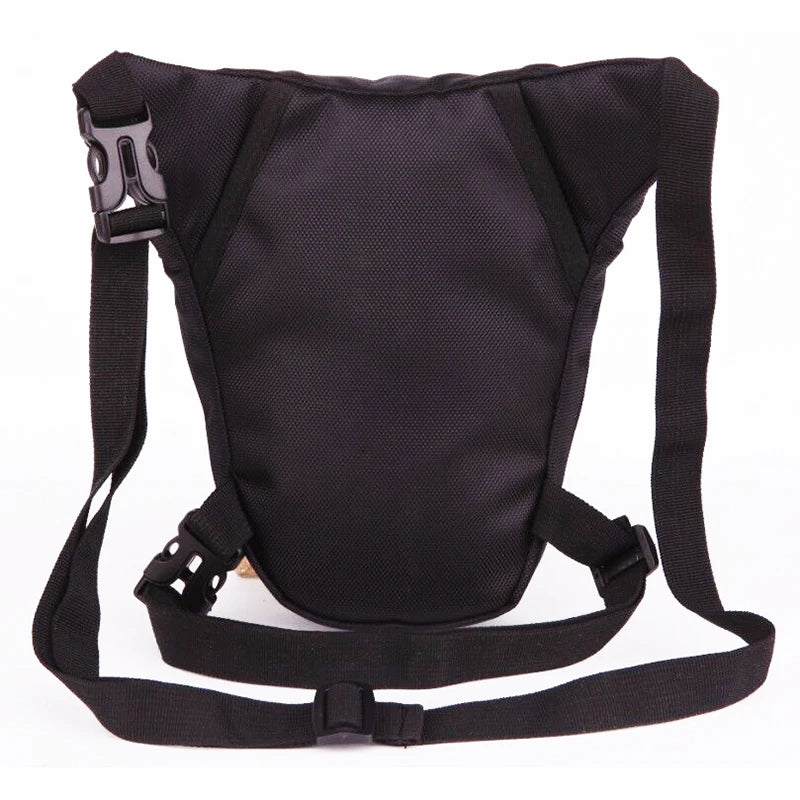 Motorcycle Leg Bag Waterproof Thigh Waist Pack Drop Hip Belt for Bikers