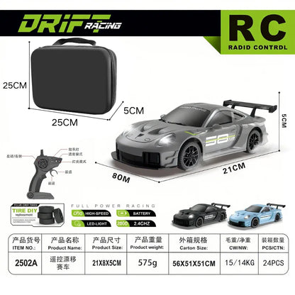 2026 RC Drift Car Speed Remote Control 1:24 Porsche 911 Racing Toy