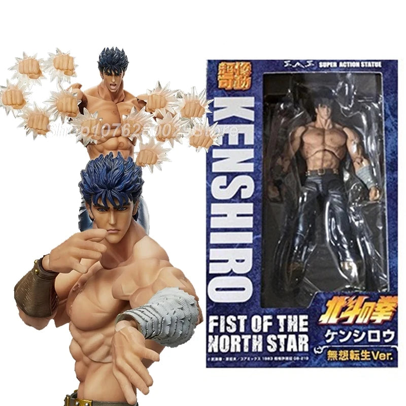 17cm Fist of the North Star Kenshiro Figure Hokuto No Ken PVC Anime Model Toy
