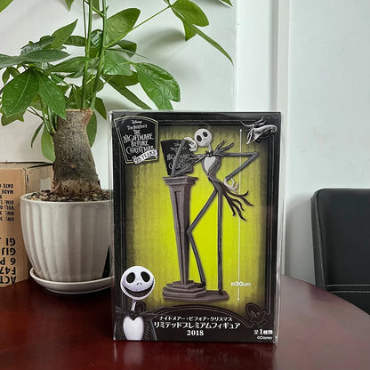 The Nightmare Before Christmas Jack Skellington Action Figure 12 Face Jack Jack Chair Special Version Model Toy Hallowen Present-EXPROTAS