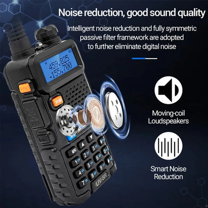 4PCS Baofeng UV-5R Two Way Radio Walkie Talkie Long Range 10KM 5W