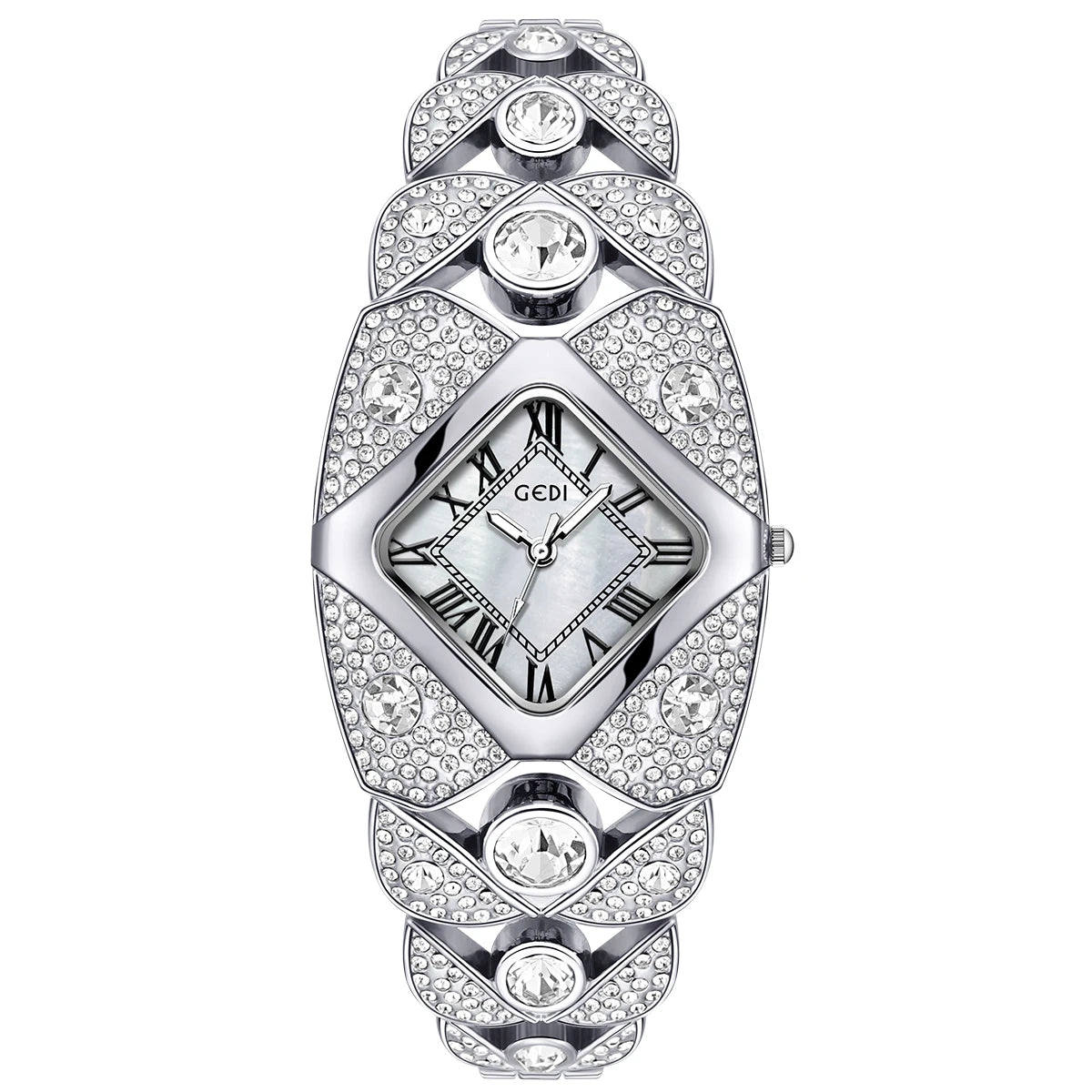 Women’s Luxury Diamond Bracelet Watch 2025 Fashion Waterproof Quartz Wristwatch Gift