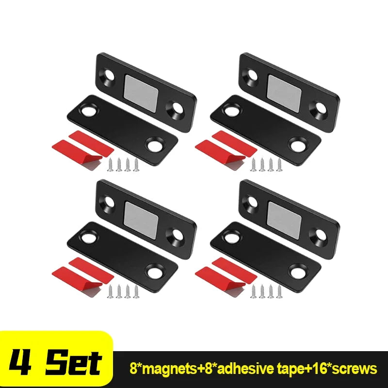Ultra Thin Magnetic Door Catch Cabinet Latch 42mm x 18mm for Cupboard
