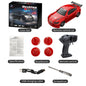 RC Drift Car 1:64 Remote Control Racing Toy 4WD LED Lights