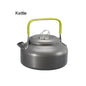 Outdoor Camping Cookware Portable Non Stick Cooking Pot Pan Bowl Hiking Picnic