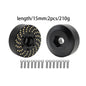 Brass Wheel Hex Hub Adapter for 1.9/2.2 Beadlock RC Crawler Axial SCX10 TRX4 TRX6 - EXPROTAS