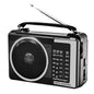 Portable Retro Radio with Loudspeaker Retractable Antenna AM FM Shortwave