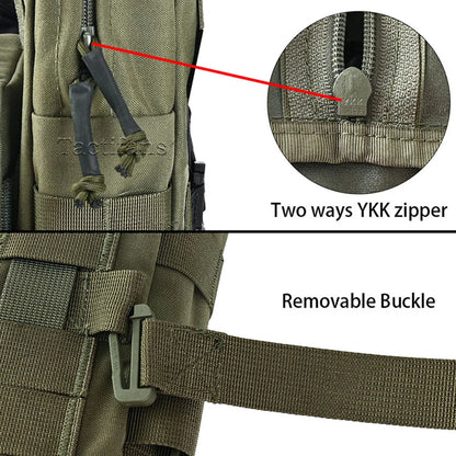 Mini Hydration Pack 2-in-1 MOLLE Rip-Away IFAK Pouch Medical Hunting Bag