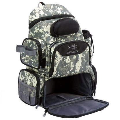 Bassdash Fishing Bag Tackle Backpack Lightweight Tactical Tackle Box Multifunctional-EXPROTAS