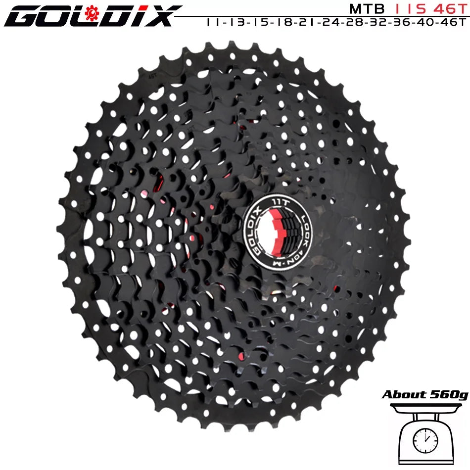 GOLDIX MTB Cassette | 8–12 Speed 40T–52T Freewheel Sprocket for Shimano/SRAM