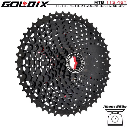 GOLDIX MTB Cassette | 8–12 Speed 40T–52T Freewheel Sprocket for Shimano/SRAM