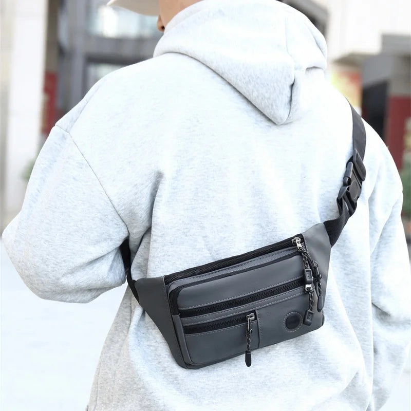 Fashion Unisex Waterproof Waist Bag Pack Male Belt Pouch Ladies Kangaroo Hip Phone Work Purse - Travel Gear for Men and Women