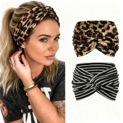 Elastic Headband for Women Yoga Sports Hair Accessories Wide Band