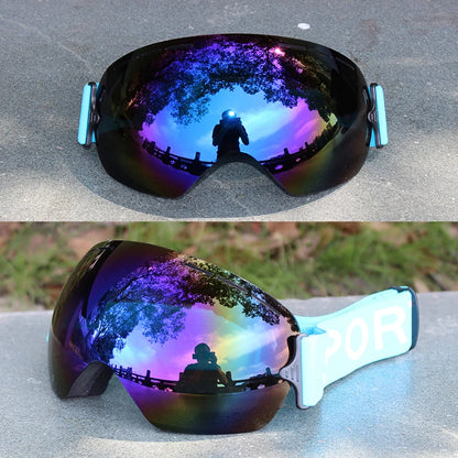 Lightweight Ski Goggles UV400 Anti-Fog Snowboard Eyewear Men Women Winter Adult