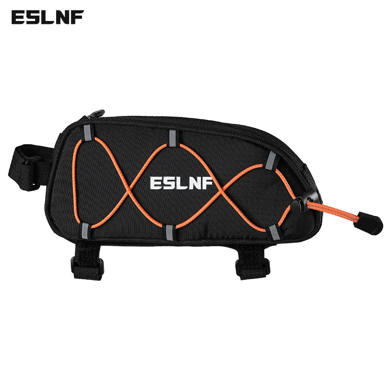 Reflective Bike Front Tube Bag ESLNF Frame Storage Pouch