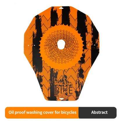 Bicycle Disc Brake Wash Cover Anti-Grease Protector for MTB Road Cleaning