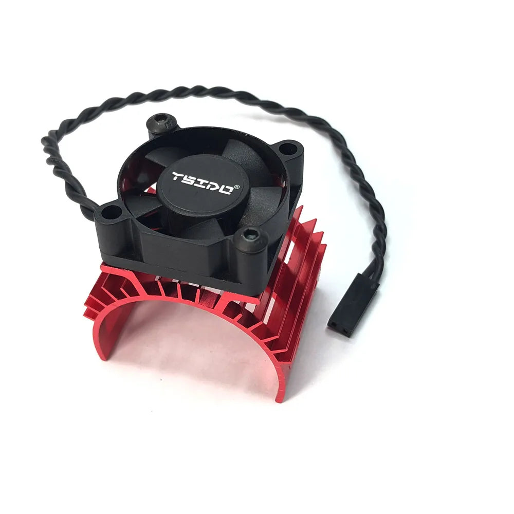 Motor Heatsink Cover RC Car Cooling Fan 540 550 Parts for Wltoys 124017