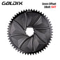 Narrow Wide Chainring 3-Bolt 3mm Offset for Goldix MTB Road Crankset