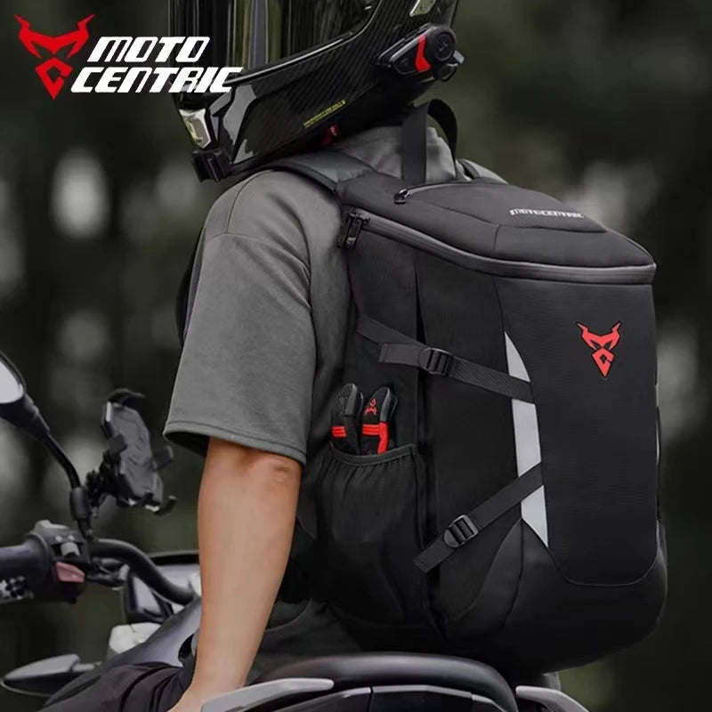 Waterproof Motorcycle Helmet Backpack Reflective Laptop Travel Bag