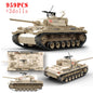 WW2 Military Tank Building Blocks Tiger Panther Churchill Brick Model Toy Set