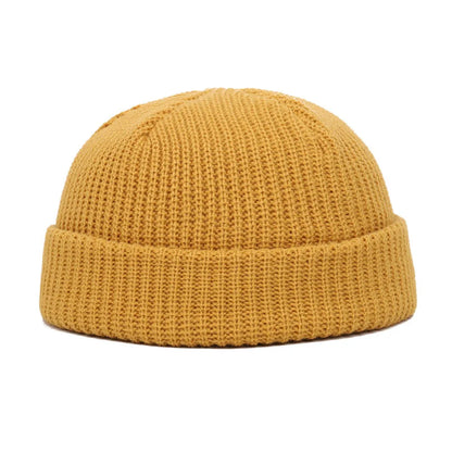 Winter Warm Beanies Wool Knitted Hat Casual Unisex Adult Men Female